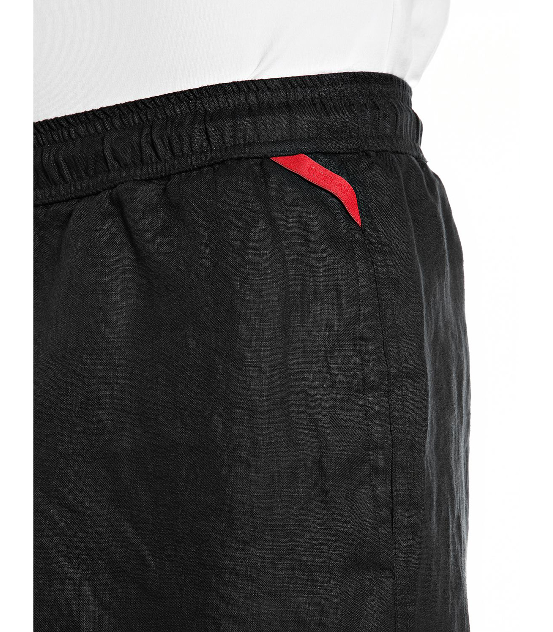 ピュアリネンリゾートショーツ 詳細画像 ブラック 4